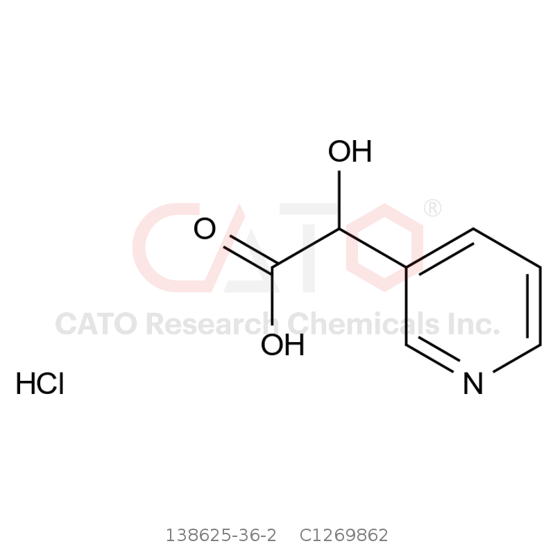 CAS No.:138625-36-2,2-Hydroxy-2-(pyridin-3-yl)acetic acid hydrochloride