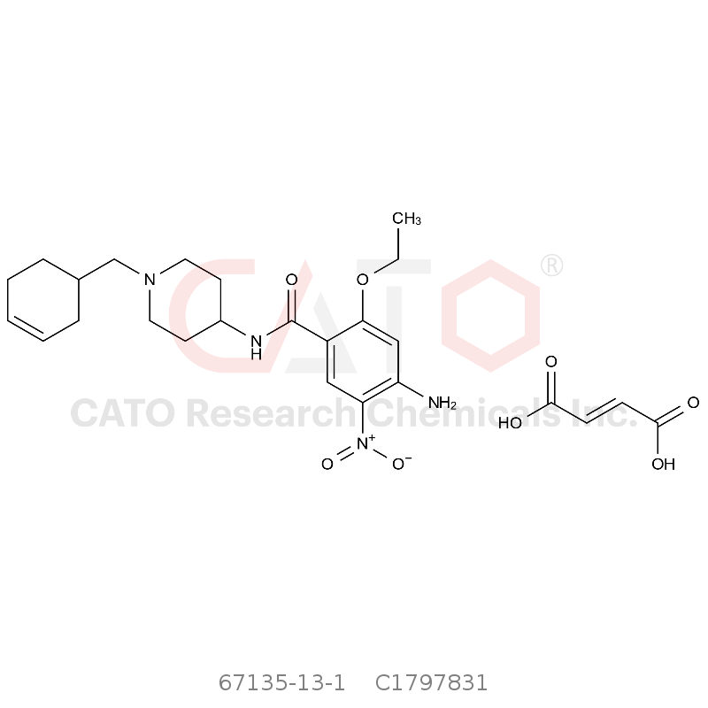 CAS No.:67135-13-1,Cinitapride Fumarate