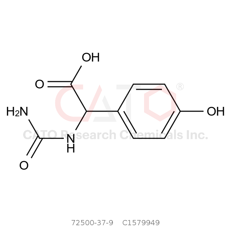 CAS No.:72500-37-9,2-（4-羟基苯基）-2-脲基乙酸
