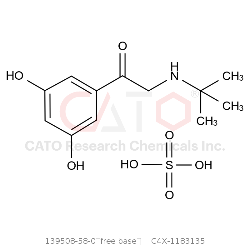 CAS No.:139508-58-0（free base）,Terbutaline impurity 135