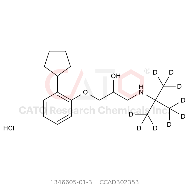 CAS No.:1346605-01-3,盐酸喷布洛尔-d9