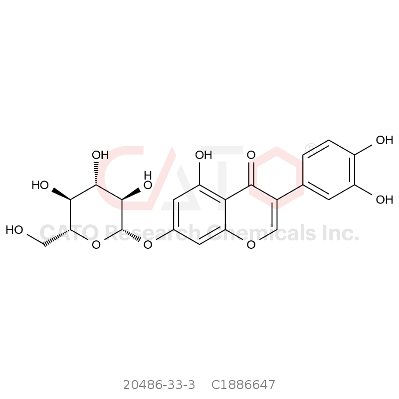 CAS No.:20486-33-3,Orobol 7-O-β-D-葡糖苷
