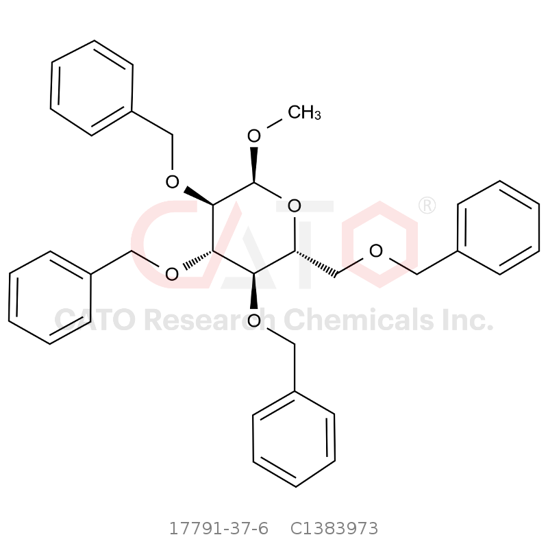 CAS No.:17791-37-6,Methyl 2,3,4,6-tetrakis-O-(phenylmethyl)-α-D-glucopyranoside