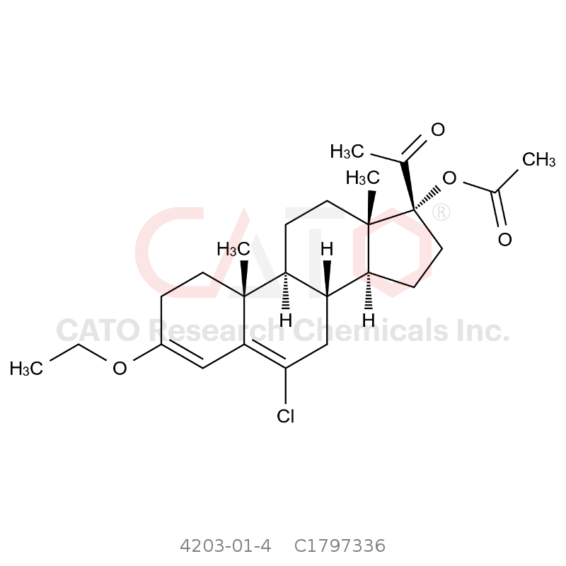 CAS No.:4203-01-4,Chlormadinone Acetate EP Impurity I