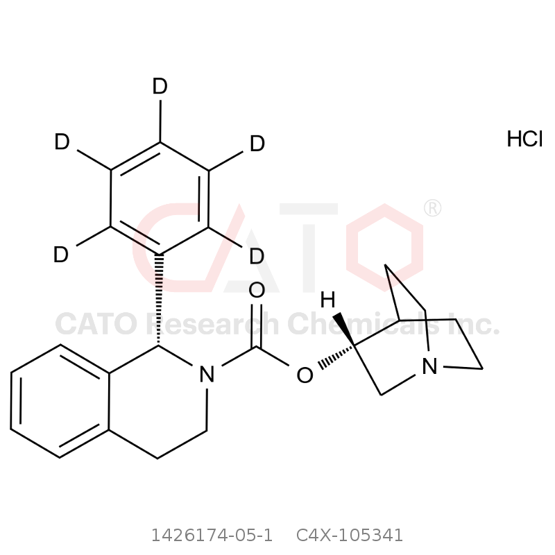 CAS No.:1426174-05-1,Solifenacin-d5 Hydrochloride