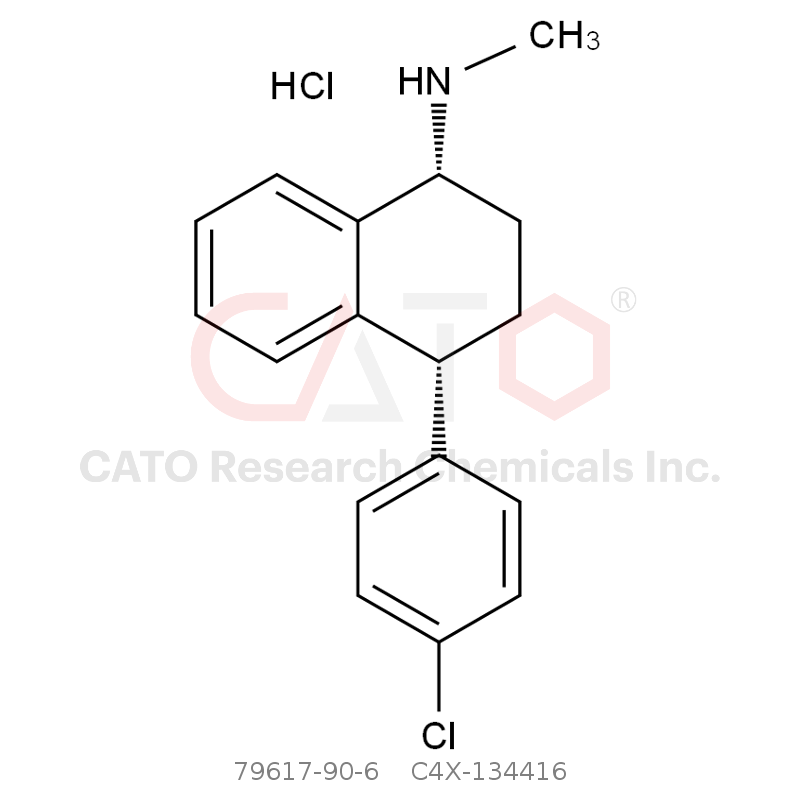 CAS No.:79617-90-6,Sertraline EP Impurity C HCl (1R,4R-Isomer)