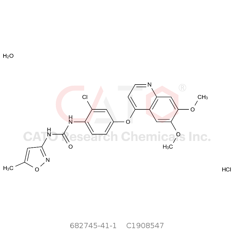 CAS No.:682745-41-1,Tivozanib Hydrochloride Monohydrate