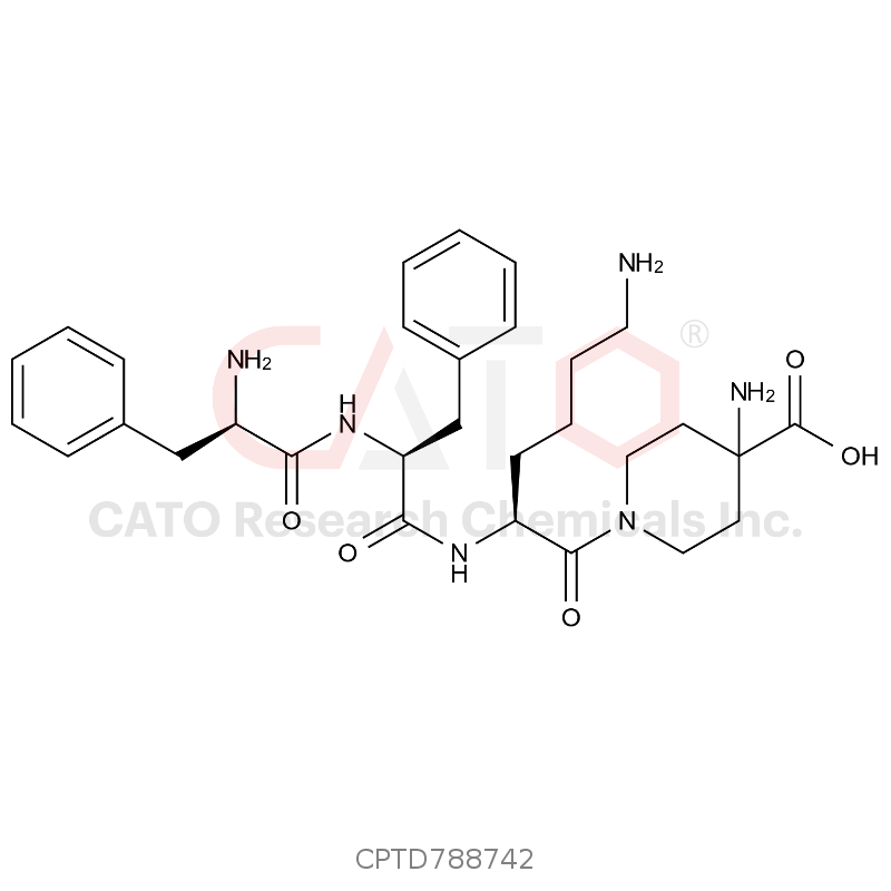 1-(D-苯丙氨酰-L-苯丙氨酰-L-赖氨酸)-4-氨基哌啶-4-羧酸