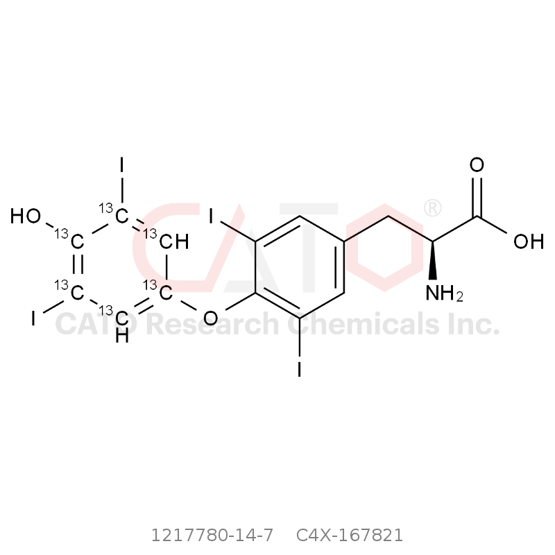 CAS No.:1217780-14-7,甲状腺素-13C6