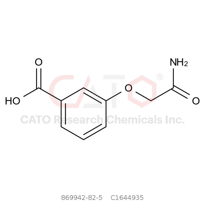 CAS No.:869942-82-5,3-(2-Amino-2-oxoethoxy)benzoic acid