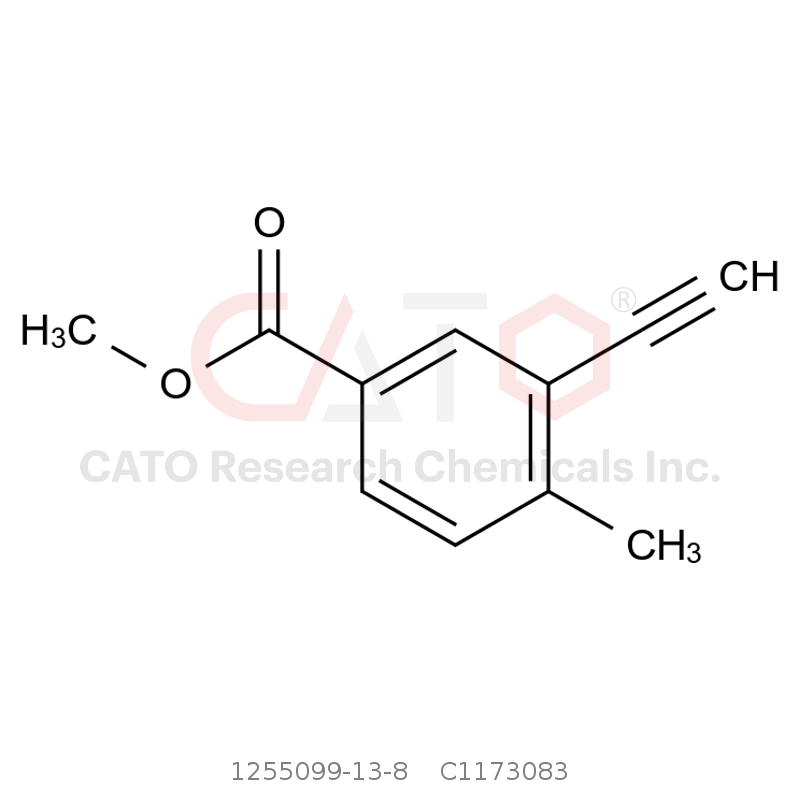 CAS No.:1255099-13-8,Methyl 3-ethynyl-4-methylbenzoate