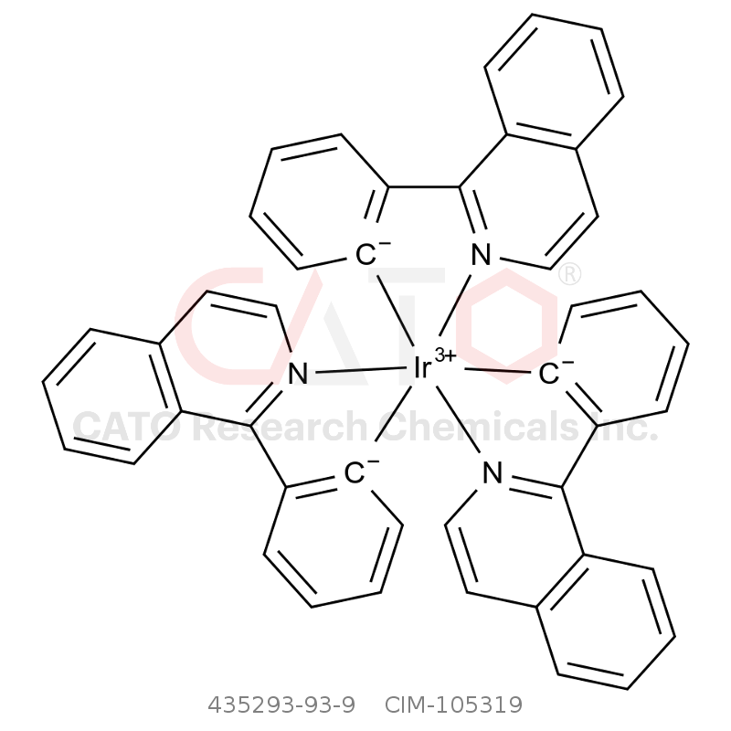 CAS No.:435293-93-9,Tris[1-phenylisoquinoline-C2,N]iridium(III)