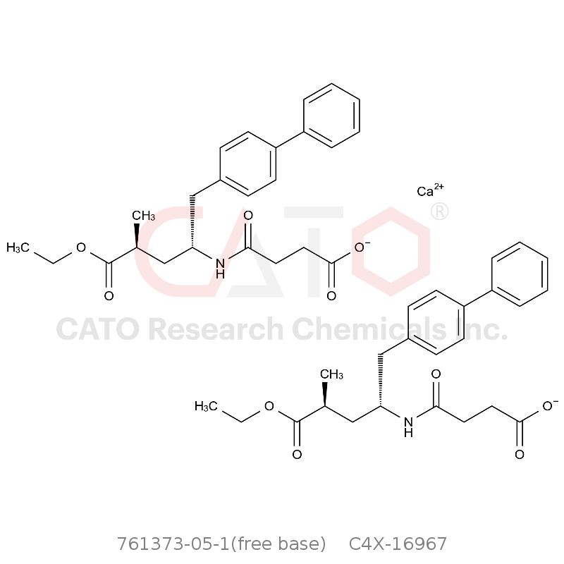 CAS No.:761373-05-1(free base),LCZ-696杂质8 钙盐
