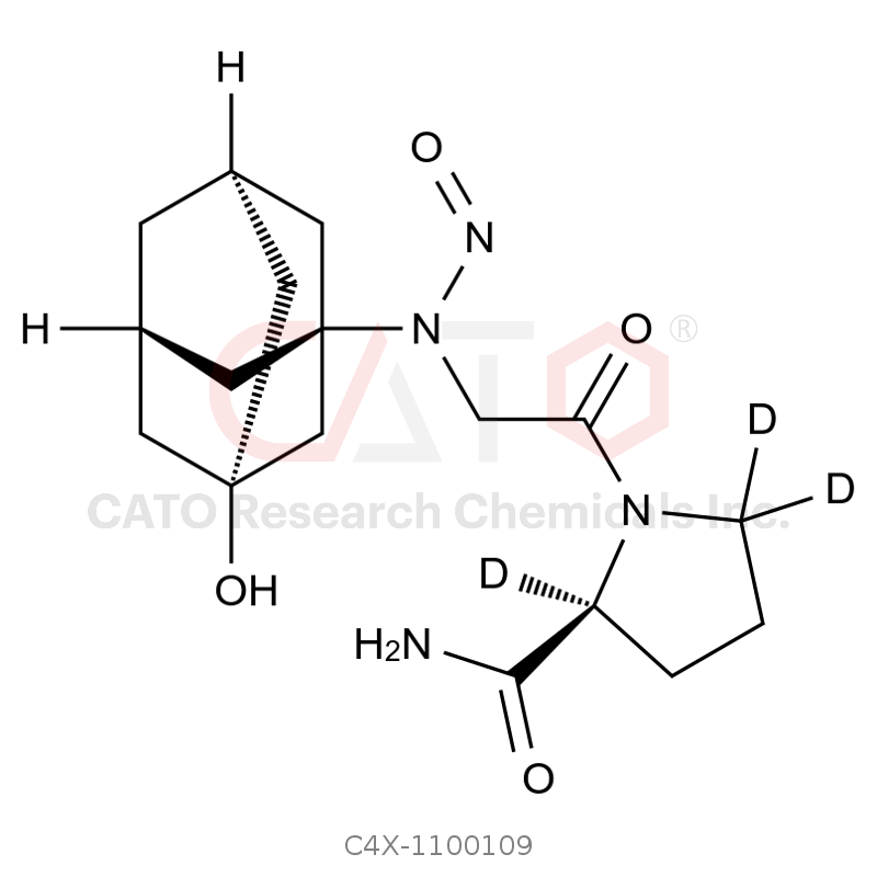 N-Nitroso-Vildagliptin-d3 amide Impurity