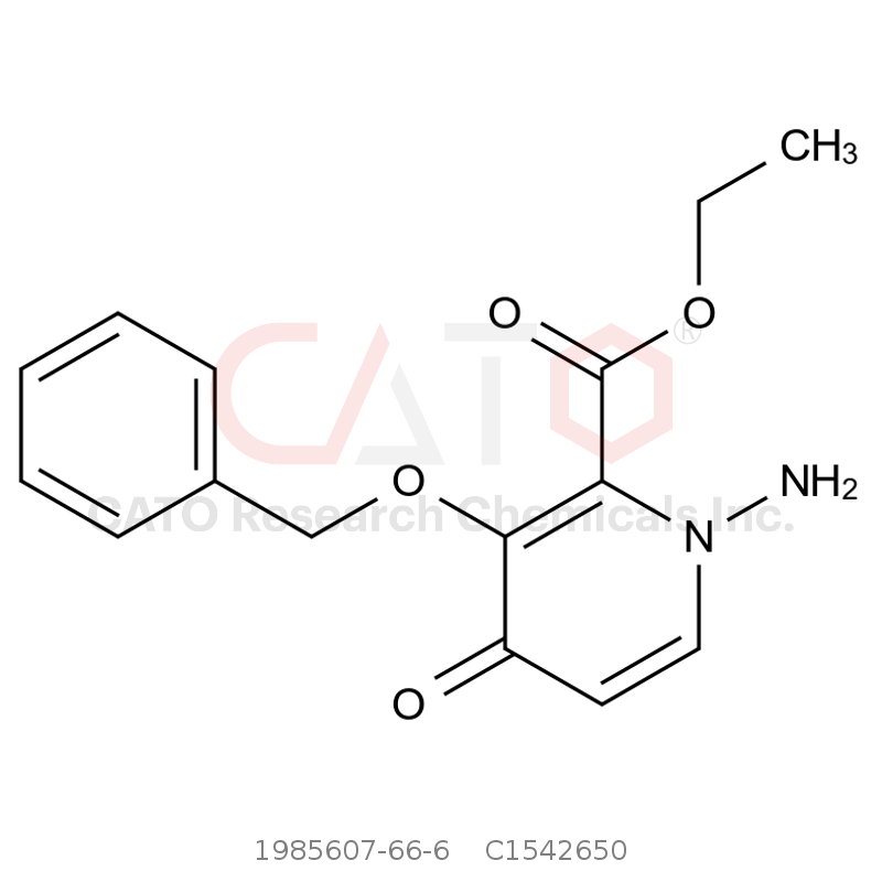 CAS No.:1985607-66-6,1-Amino-3-benzyloxy-4-oxo-1,4-dihydropyridine-2-carboxylic acid ethyl ester