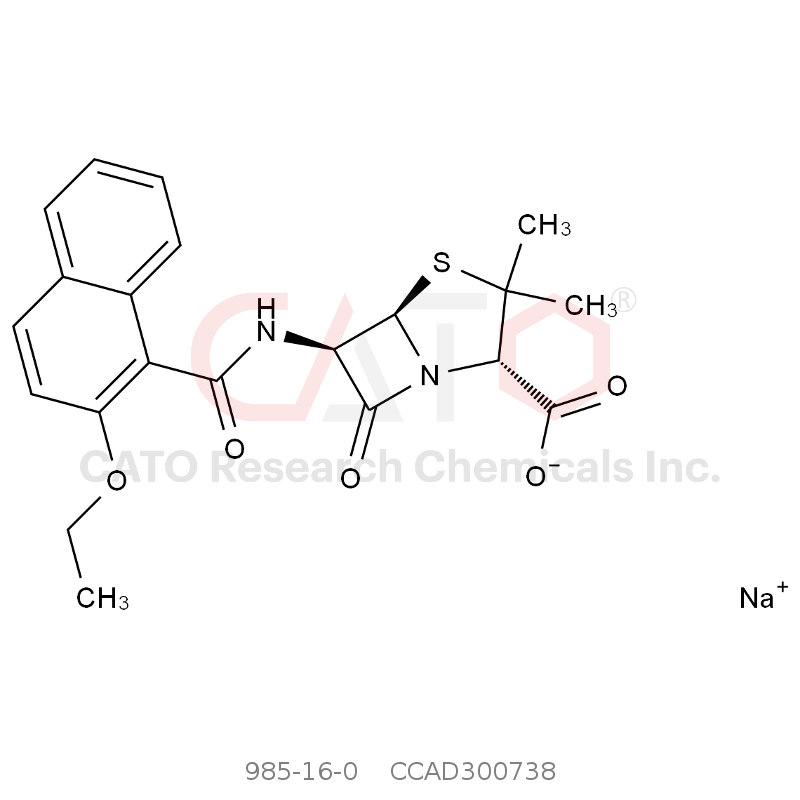 CAS No.:985-16-0,萘夫西林钠