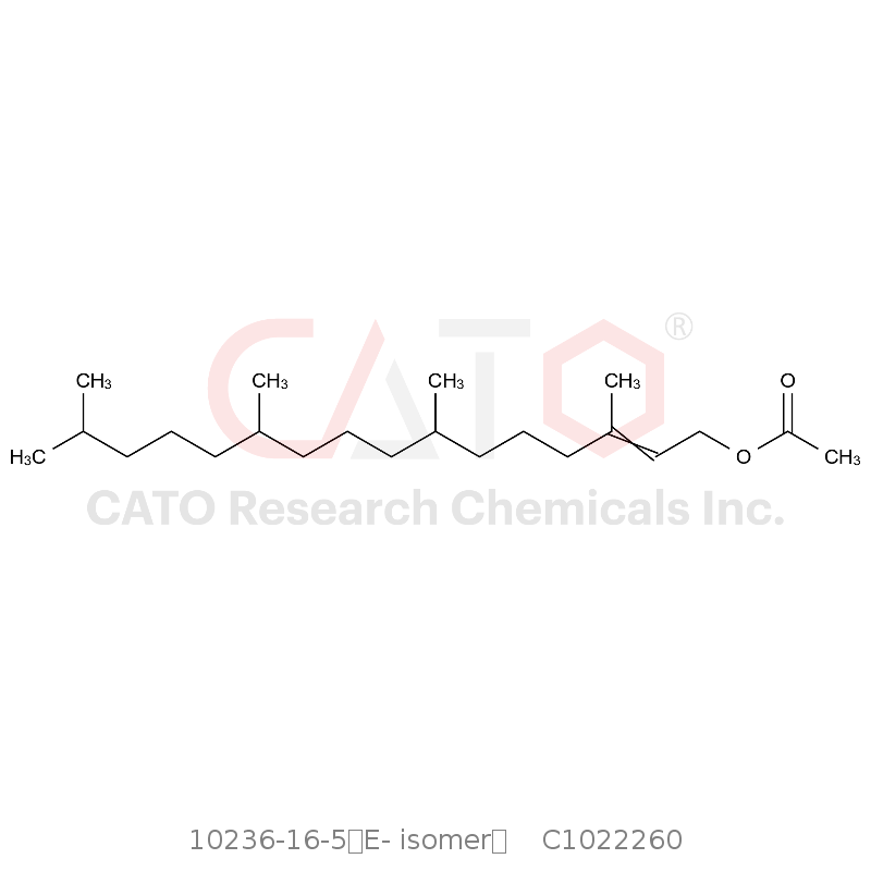 CAS No.:10236-16-5（E- isomer）,乙酸植基酯 (顺反混合物)