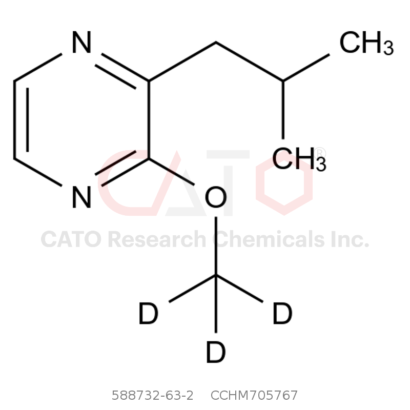 CAS No.:588732-63-2,2-甲氧基-3-异丁基吡嗪-D3