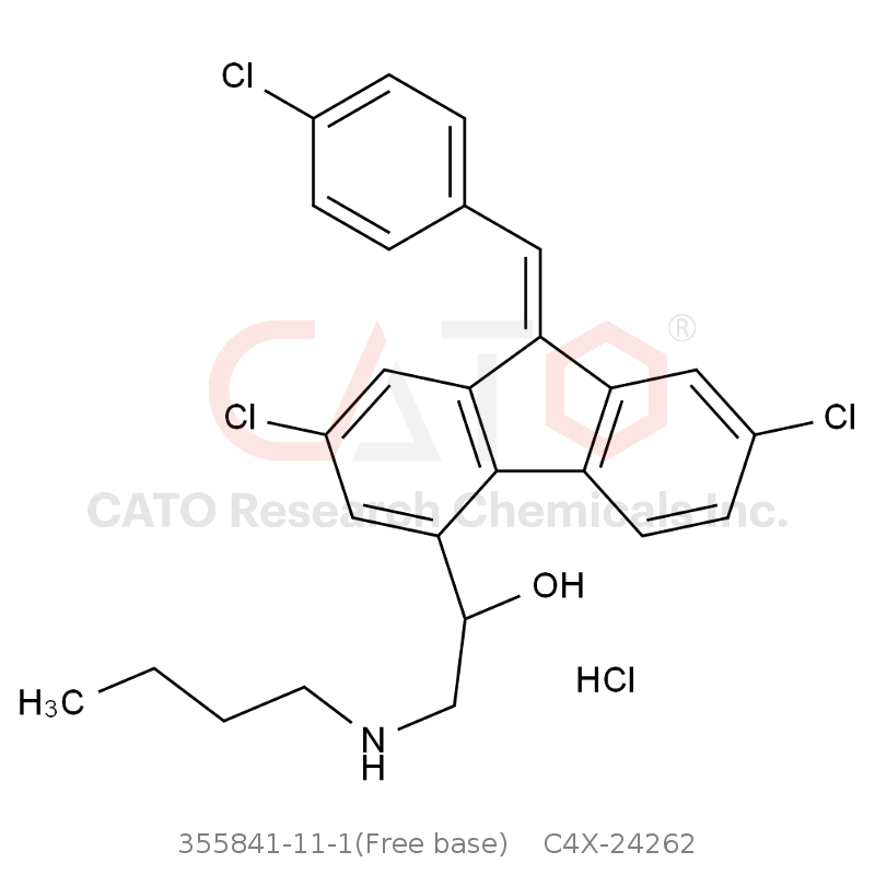 CAS No.:355841-11-1(Free base),苯芴醇杂质2