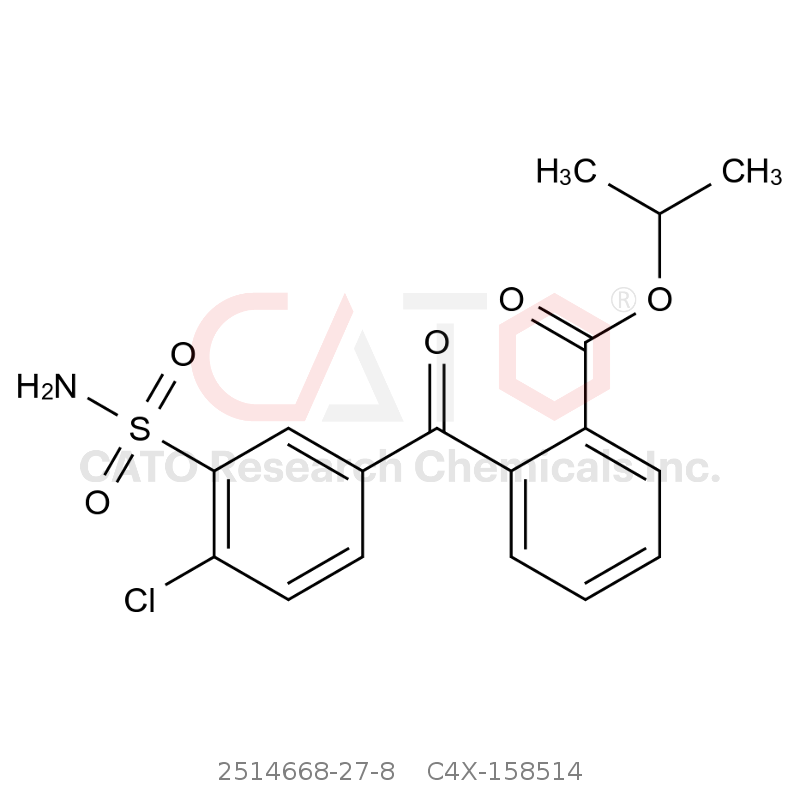 CAS No.:2514668-27-8,Chlorthalidone EP Impurity I