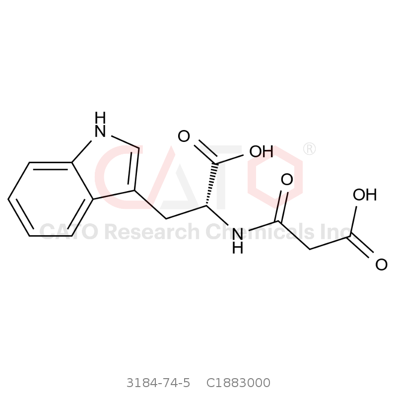 CAS No.:3184-74-5,(R)-3-((1-羧基-2-(1H-吲哚-3-基)乙基)氨基)-3-氧代丙酸