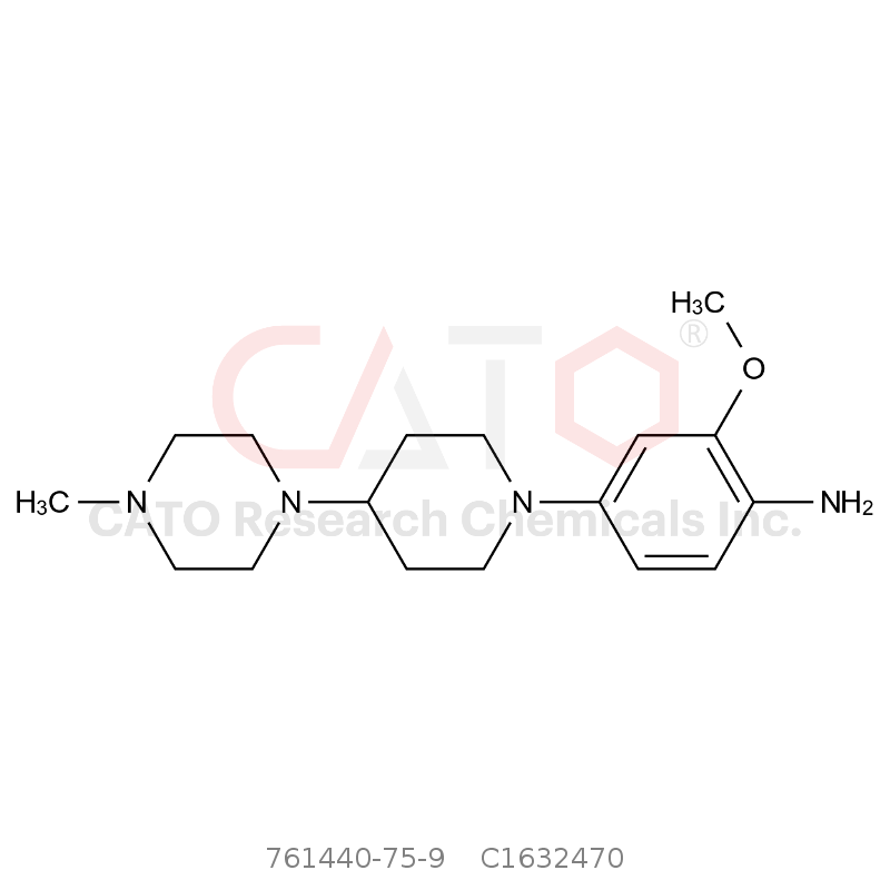 CAS No.:761440-75-9,2-Methoxy-4-(4-(4-methylpiperazin-1-yl)piperidin-1-yl)aniline