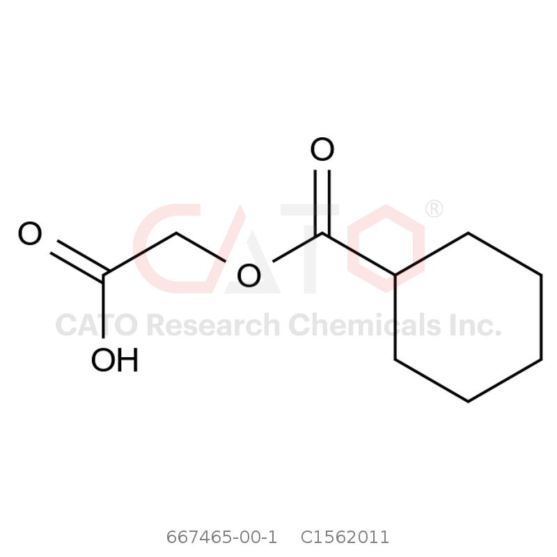 CAS No.:667465-00-1,2-((Cyclohexanecarbonyl)oxy)acetic Acid