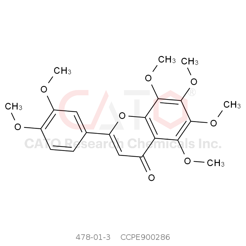 CAS No.:478-01-3,川陈皮素；川皮亭;蜜橘黄素