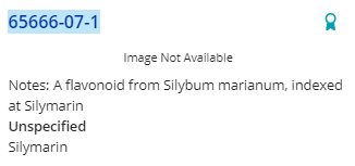 水飞蓟素 Silymarin CAS 65666-07-1 结构式 Chemical Structure
