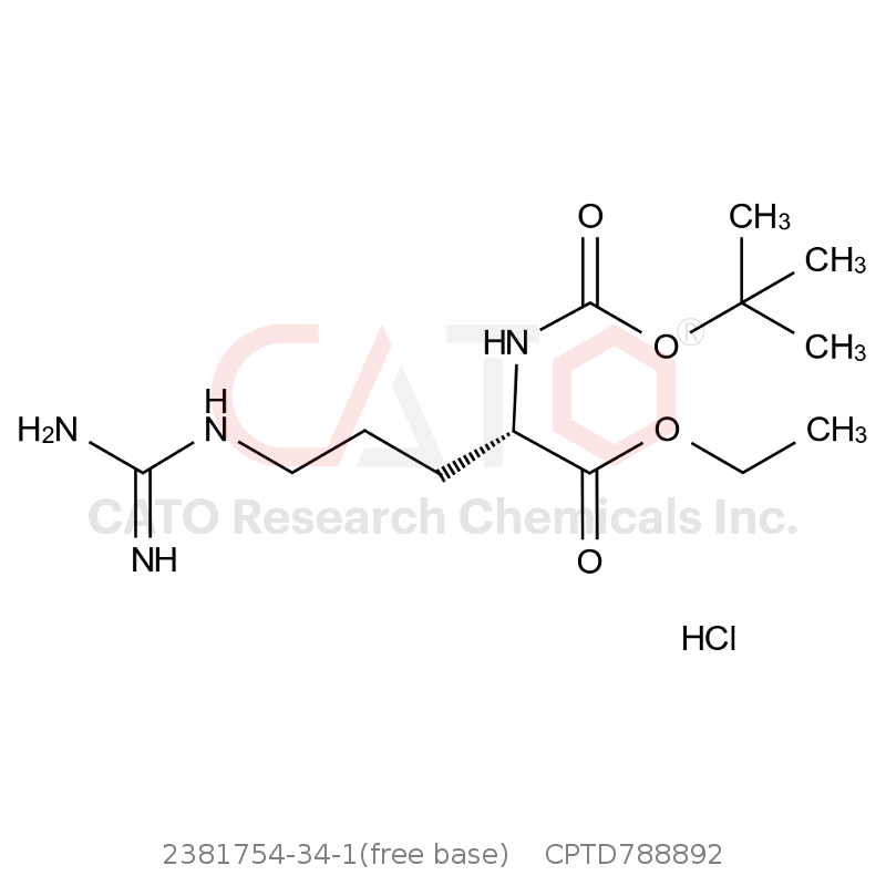 CAS No.:2381754-34-1(free base),Boc-Arg-OEt HCl