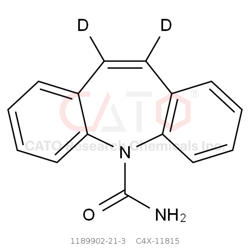 CAS No.:1189902-21-3,Carbamazepine-d2 (Major)