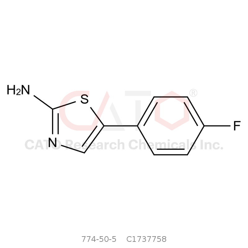 CAS No.:774-50-5,5-(4-氟苯基)-1,3-噻唑-2-胺