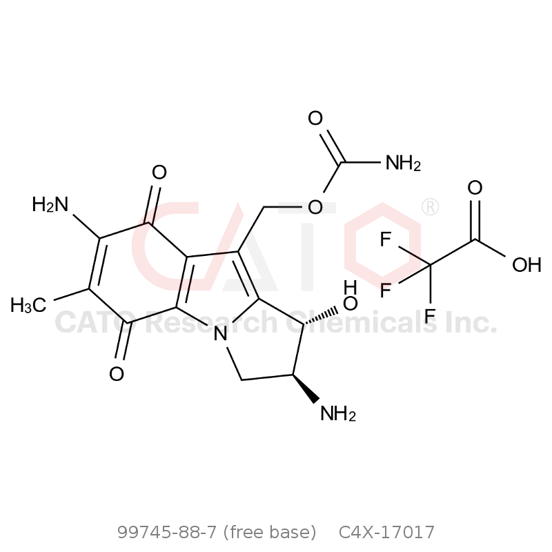 CAS No.:99745-88-7 (free base),Mitomycin Impurity 7 Trifluoroacetate