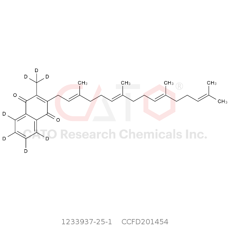 CAS No.:1233937-25-1,维生素K2（MK-4)-d7,顺反异构体