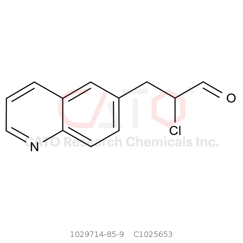 CAS No.:1029714-85-9,2-氯-3-(喹啉-6-基)丙醛