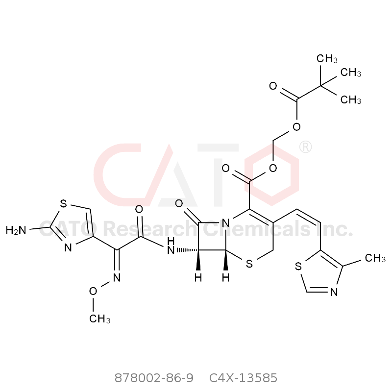 CAS No.:878002-86-9,Cefditoren Pivoxil Impurity 5