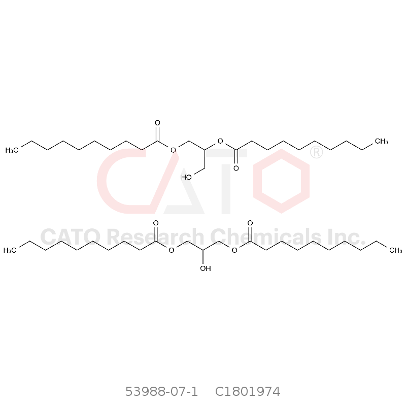 CAS No.:53988-07-1,二癸酸甘油酯（1,3与1,2-癸酸甘油酯混合）