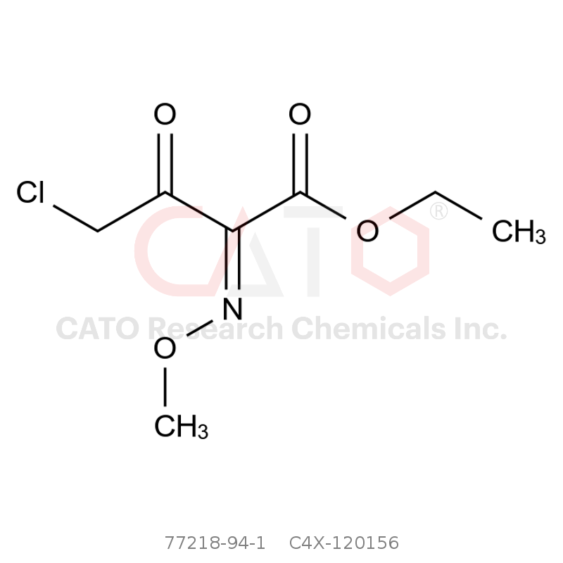 CAS No.:77218-94-1,ethyl (E)-4-chloro-2-(methoxyimino)-3-oxobutanoate