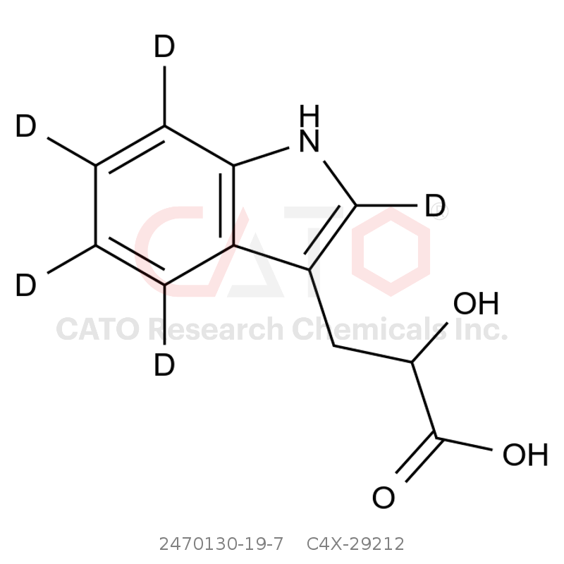 CAS No.:2470130-19-7,DL-Indole-3-lactic Acid-d5