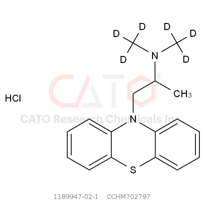 CAS No.:1189947-02-1,盐酸异丙嗪-D6