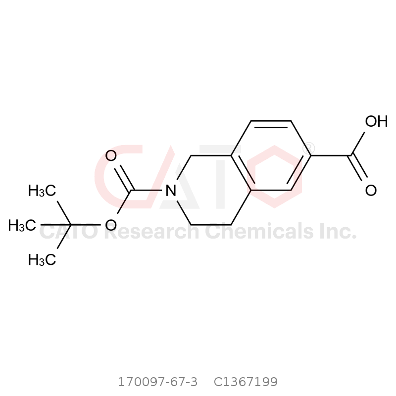 CAS No.:170097-67-3,2-(叔丁氧羰基)-1,2,3,4-四氢异喹啉-6-羧酸