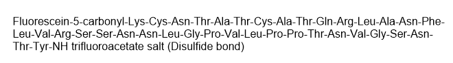 5-FAM-Amylin (mouse, rat)三氟乙酸盐 5-FAM-Amylin (mouse, rat) trifluoroacetate salt CAS 1678415-03-6 结构式 Chemical Structure
