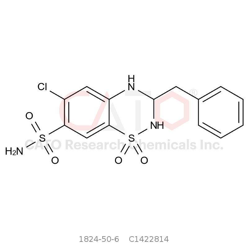 CAS No.:1824-50-6,Benzylhydrochlorothiazide