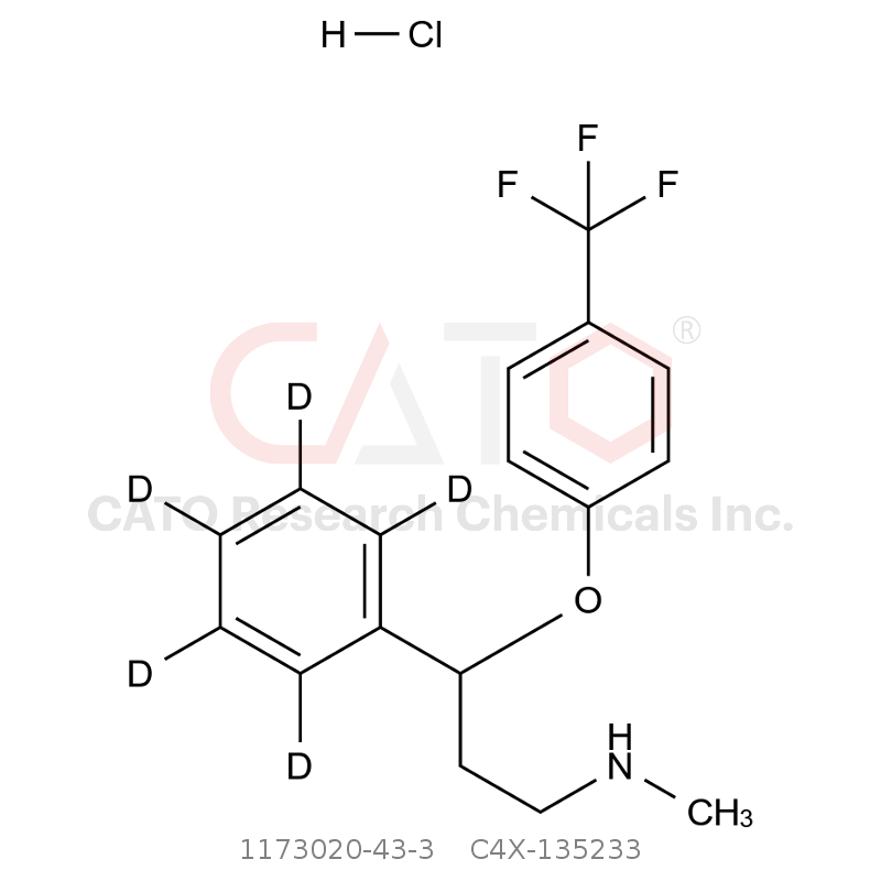 CAS No.:1173020-43-3,盐酸氟西汀-d5