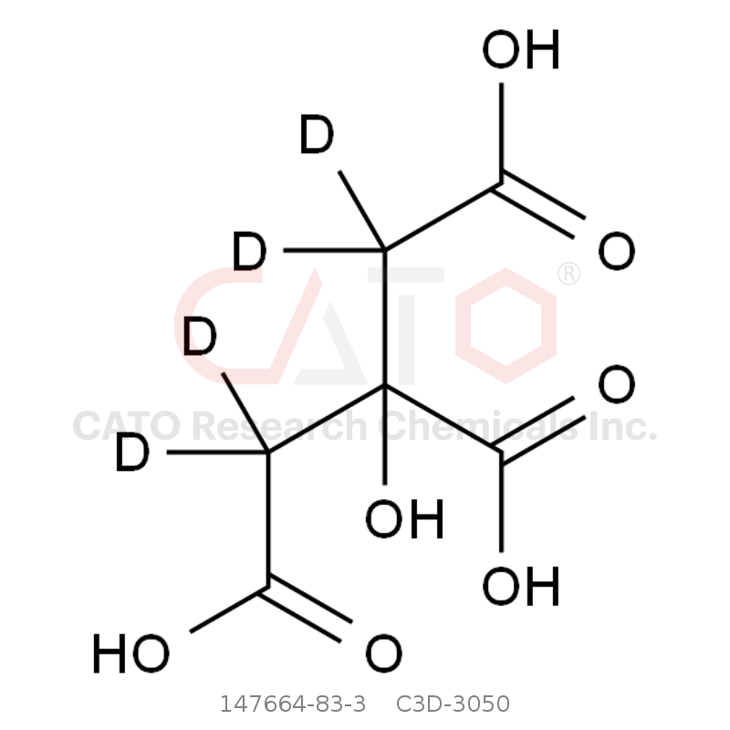 CAS No.:147664-83-3,柠檬酸-2,2,4,4-d4