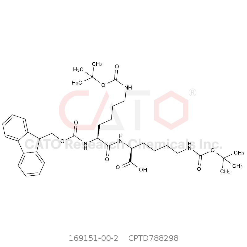 CAS No.:169151-00-2,FMOC-赖氨酸(BOC)-赖氨酸(BOC)-OH