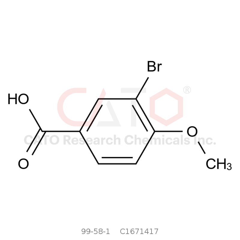 CAS No.:99-58-1,3-溴-4-甲氧基苯甲酸