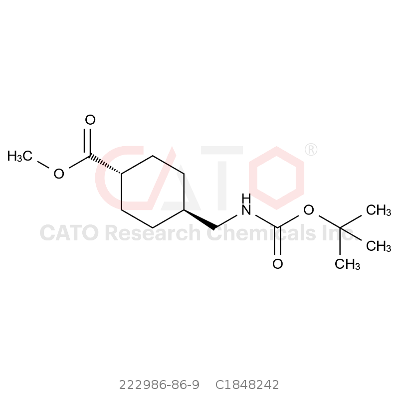 CAS No.:222986-86-9,反式-4-[(Boc-氨基)甲基]环己烷甲酸甲酯