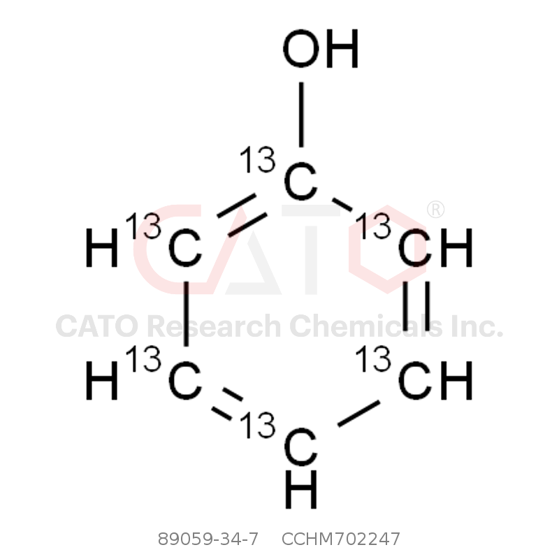 CAS No.:89059-34-7,苯酚13C6