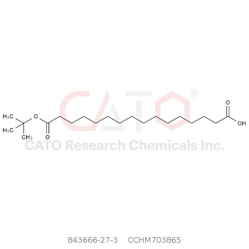 CAS No.:843666-27-3,16-(叔丁氧基)-16-氧代十六烷酸